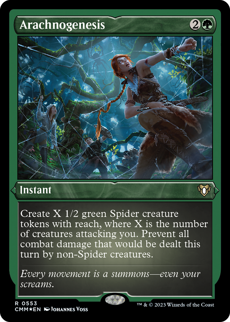 Arachnogenesis (CMM-553)  Etched Foil - Commander Masters