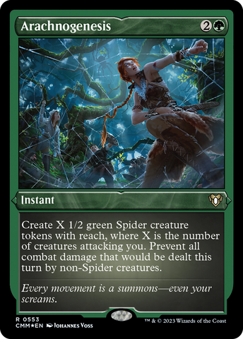 Arachnogenesis (CMM-553)  Etched Foil - Commander Masters