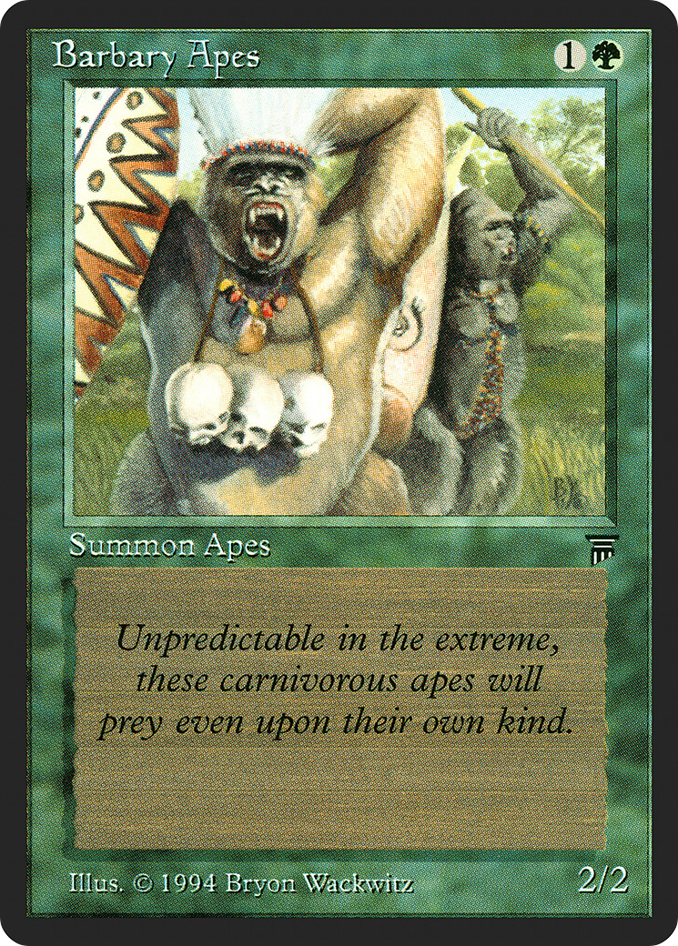 Barbary Apes (LEG-)  - Legends