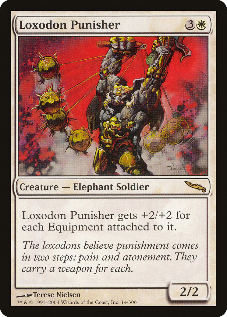 Loxodon Punisher (MRD-014)  Foil - Mirrodin
