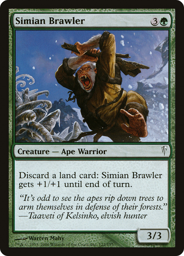 Simian Brawler (CSP-122)  Foil - Coldsnap