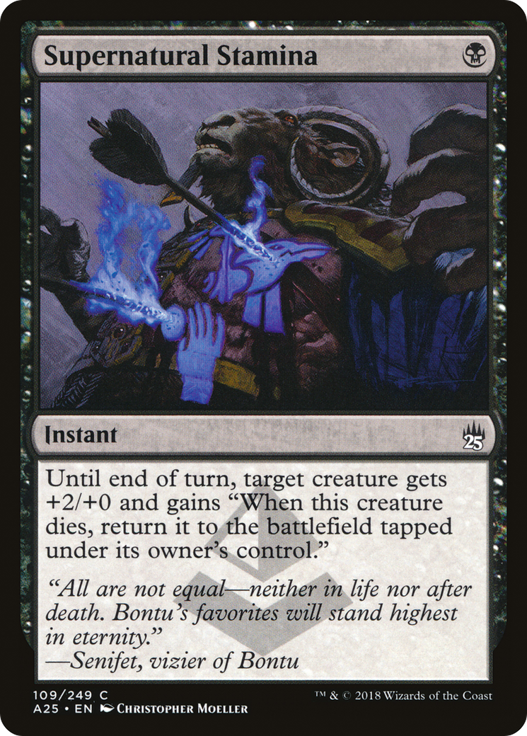 Supernatural Stamina (A25-109)  - Masters 25