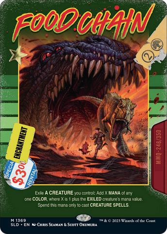Food Chain (SLD-1369)  - Secret Lair Drop: (Full Art) (Borderless)