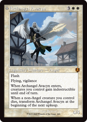 Archangel Avacyn (Retro Frame) (INR-449)  - Innistrad Remastered