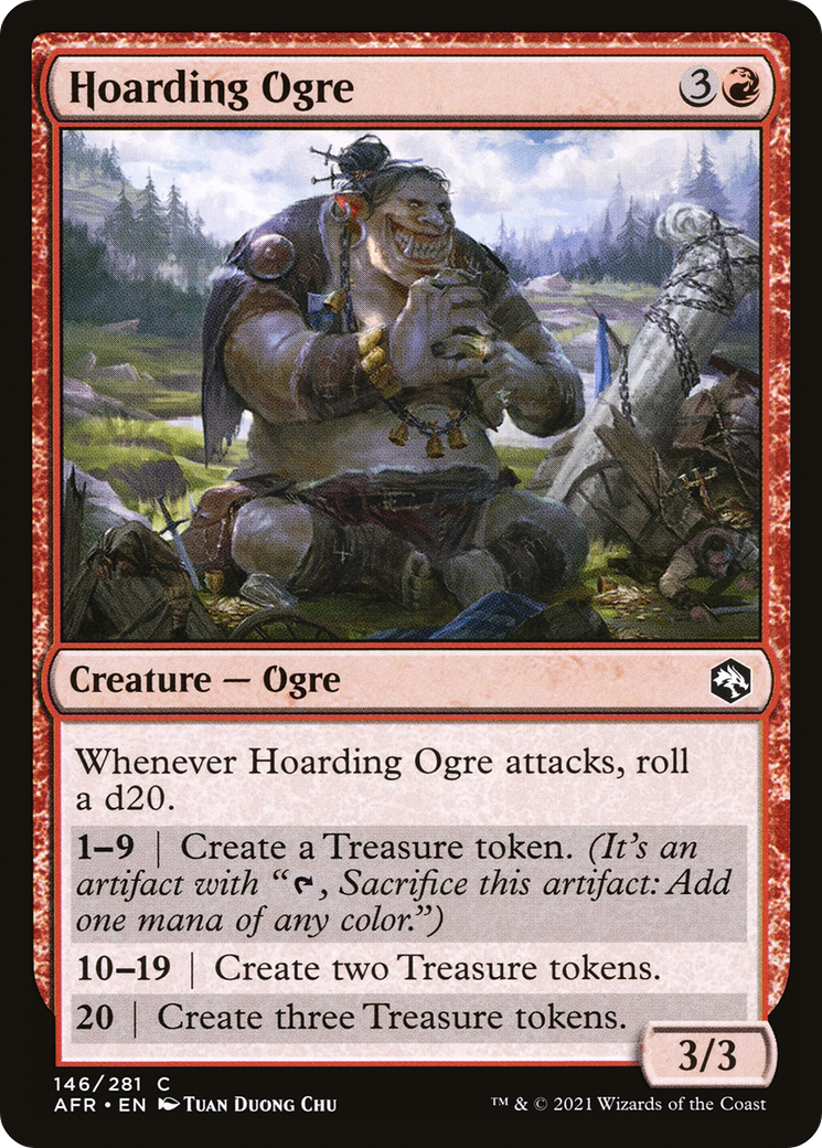 Hoarding Ogre (AFR-146)  - Adventures in the Forgotten Realms