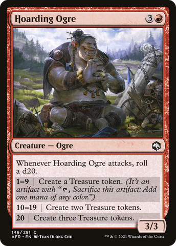 Hoarding Ogre (AFR-146)  Foil - Adventures in the Forgotten Realms