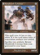 Metalwork Colossus (Retro Frame) (BRC-147)  - The Brothers' War Commander: (tombstone)