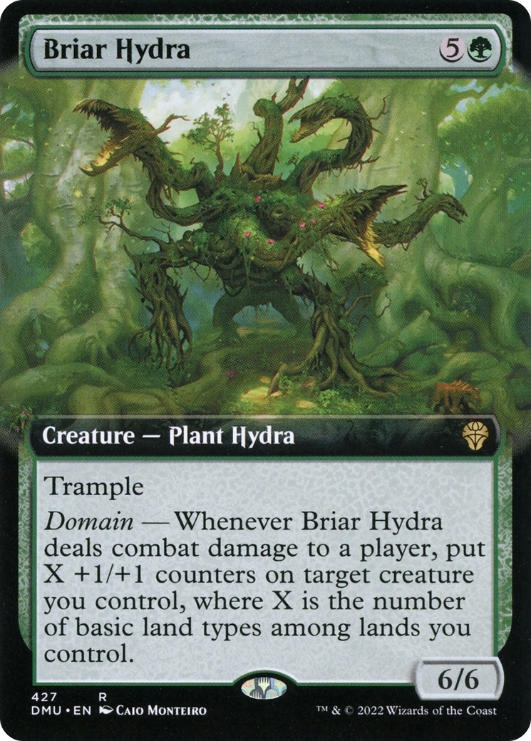 Briar Hydra (Extended Art) (DMU-427)  - Dominaria United: (Extended Art)