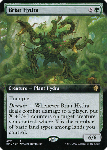 Briar Hydra (Extended Art) (DMU-427)  - Dominaria United: (Extended Art)