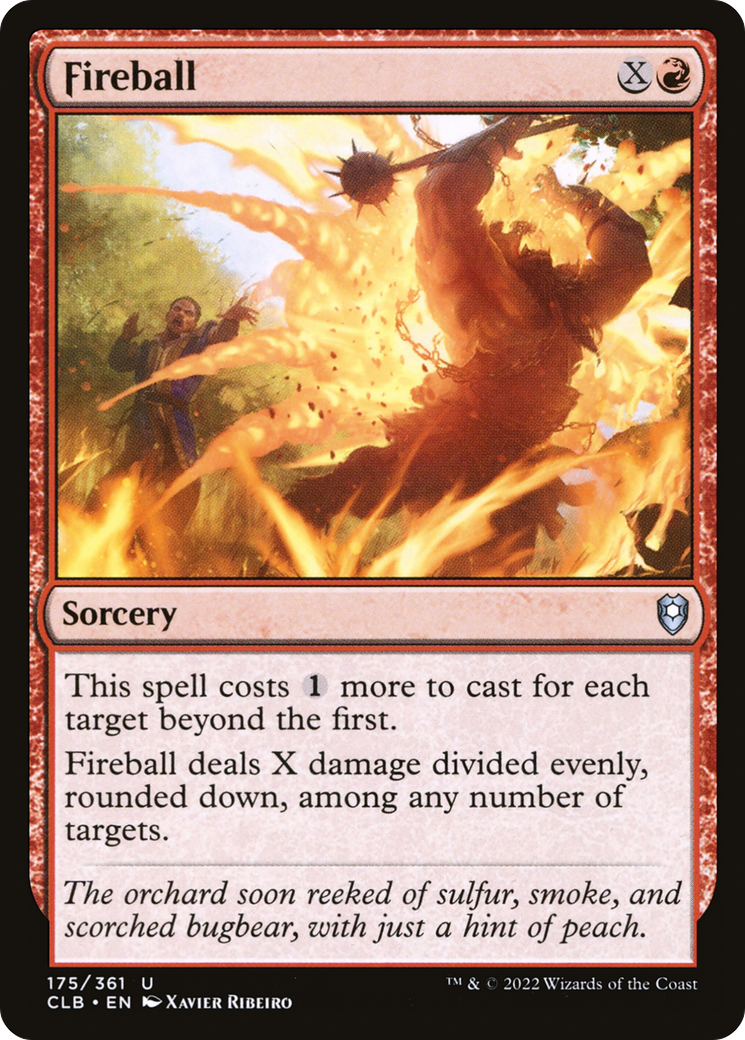 Fireball (CLB-175)  - Commander Legends: Battle for Baldur's Gate