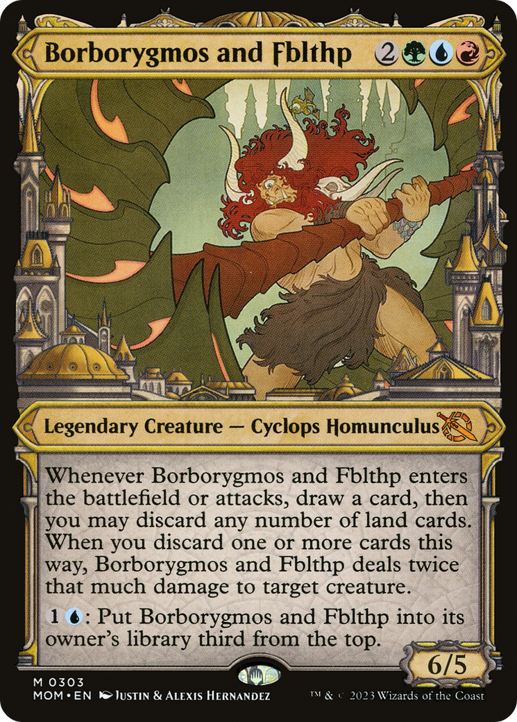 Borborygmos and Fblthp (Showcase) (MOM-303)  - March of the Machine: (Showcase)