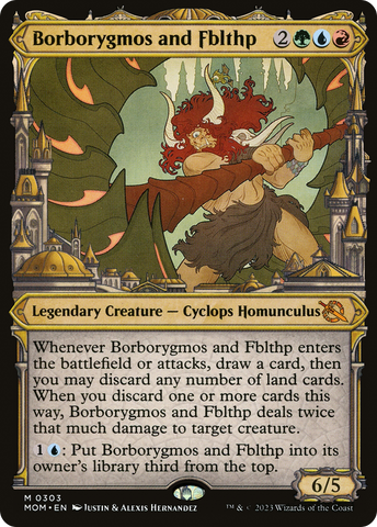 Borborygmos and Fblthp (Showcase) (MOM-303)  - March of the Machine: (Showcase)
