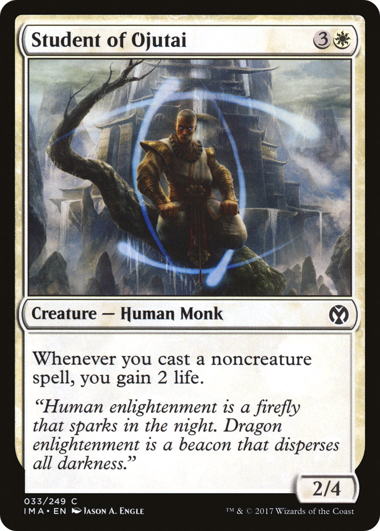 Student of Ojutai (IMA-033)  Foil - Iconic Masters