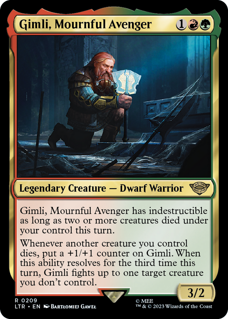 Gimli, Mournful Avenger (LTR-209)  - The Lord of the Rings: Tales of Middle-earth