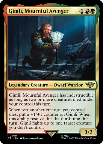Gimli, Mournful Avenger (LTR-209)  - The Lord of the Rings: Tales of Middle-earth