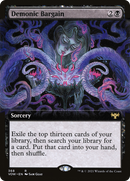 Demonic Bargain (Extended Art) (VOW-368)  Foil - Innistrad: Crimson Vow: (Extended Art)