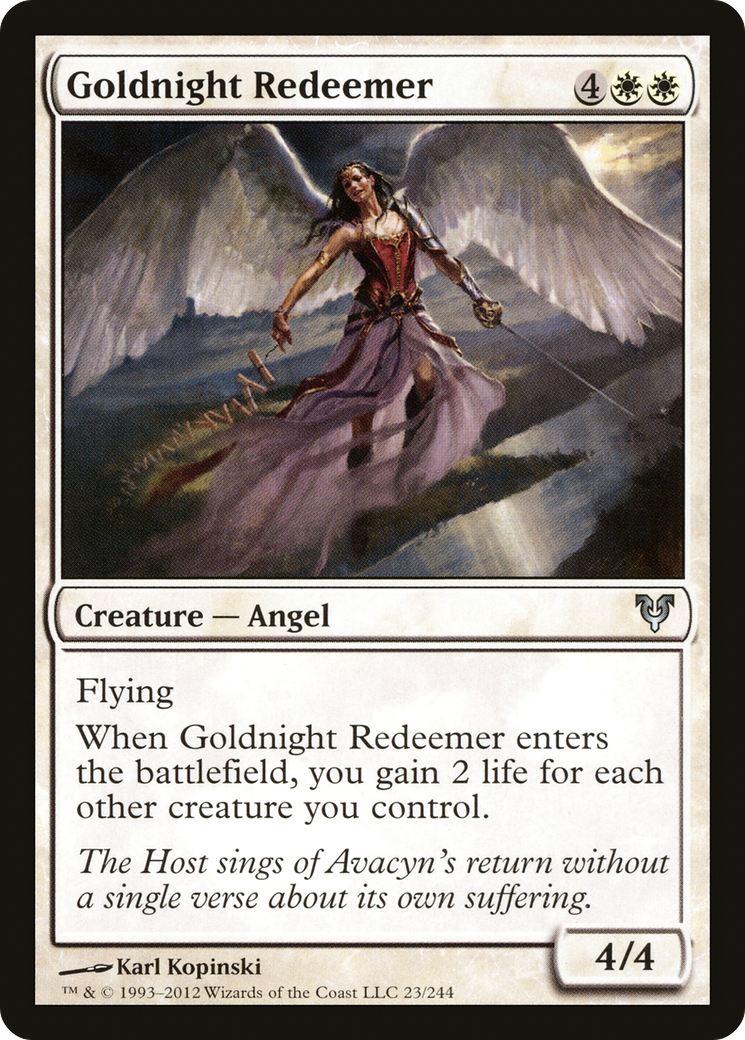 Goldnight Redeemer (AVR-023)  - Avacyn Restored