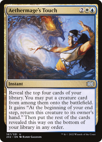 Aethermage's Touch (2X2-167)  - Double Masters 2022