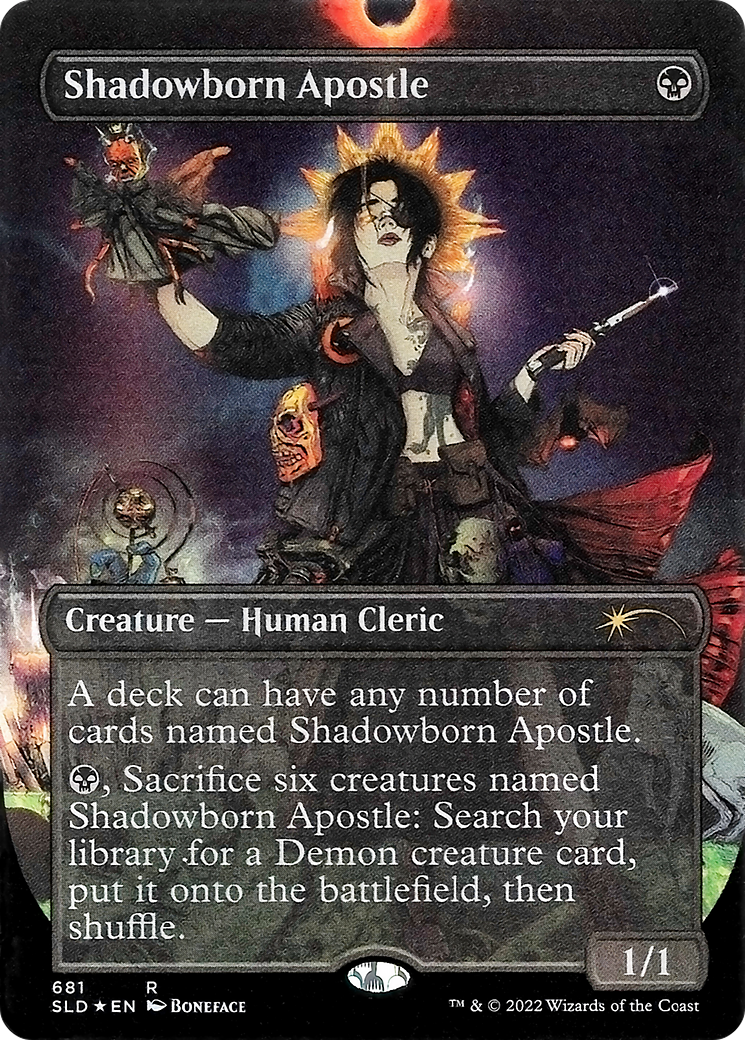 Shadowborn Apostle (681) (SLD-681)  Foil - Secret Lair Drop (Borderless)