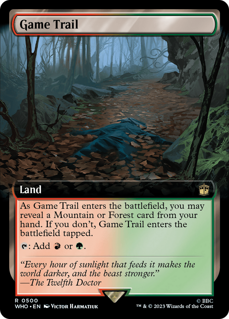 Game Trail (Extended Art) (WHO-500)  - Doctor Who: (Extended Art)
