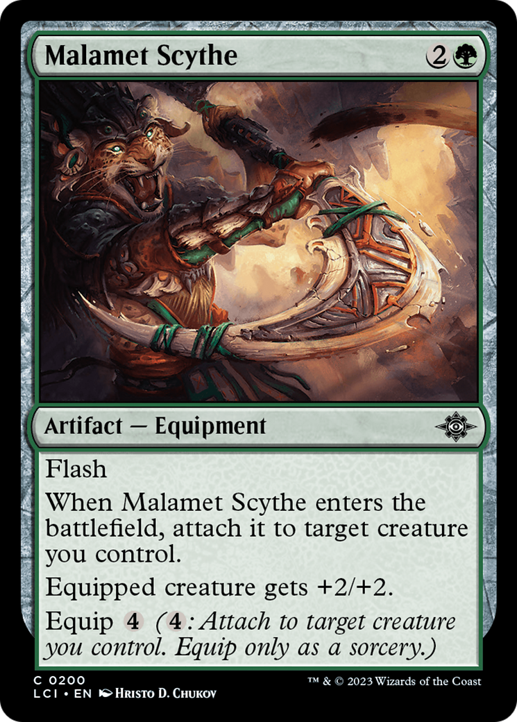 Malamet Scythe (LCI-200)  Foil - The Lost Caverns of Ixalan