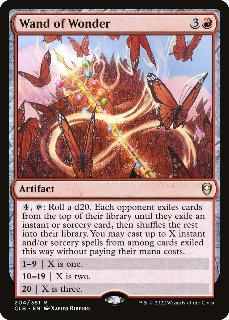 Wand of Wonder (CLB-204)  - Commander Legends: Battle for Baldur's Gate