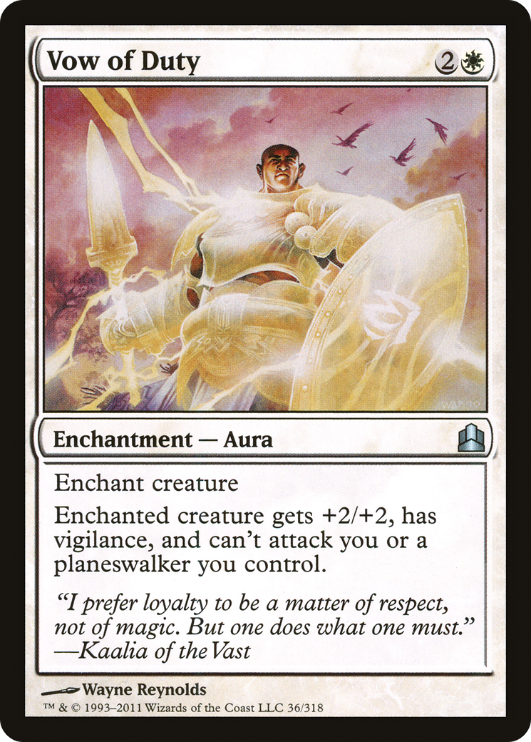 Vow of Duty (CMD-036)  - Commander 2011