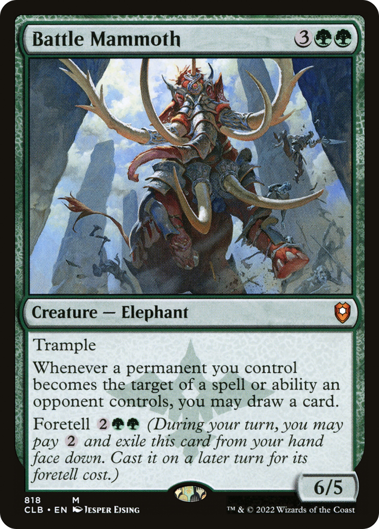 Battle Mammoth (CLB-818)  - Commander Legends: Battle for Baldur's Gate