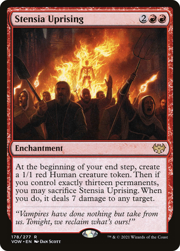 Stensia Uprising (VOW-178)  - Innistrad: Crimson Vow