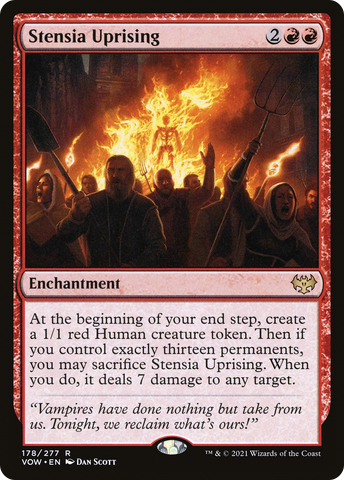 Stensia Uprising (VOW-178)  - Innistrad: Crimson Vow