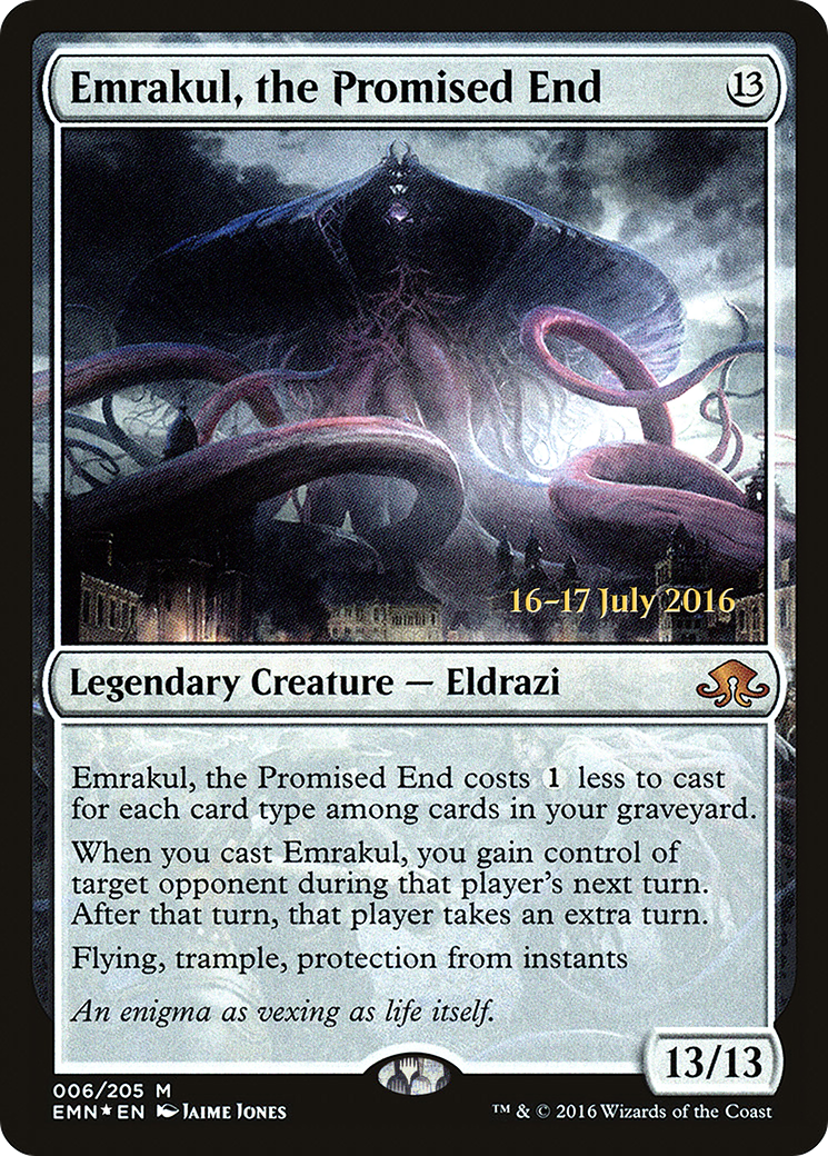 Emrakul, the Promised End (PRE-006)  Foil - Eldritch Moon Promos