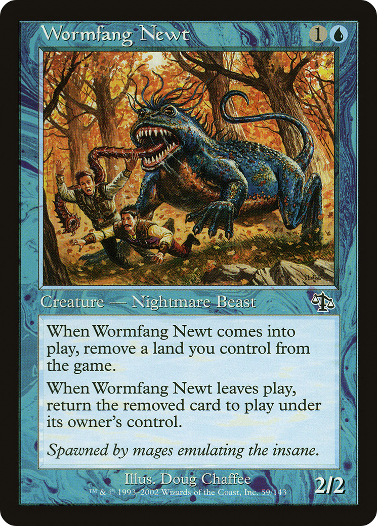 Wormfang Newt (JUD-059)  Foil - Judgment