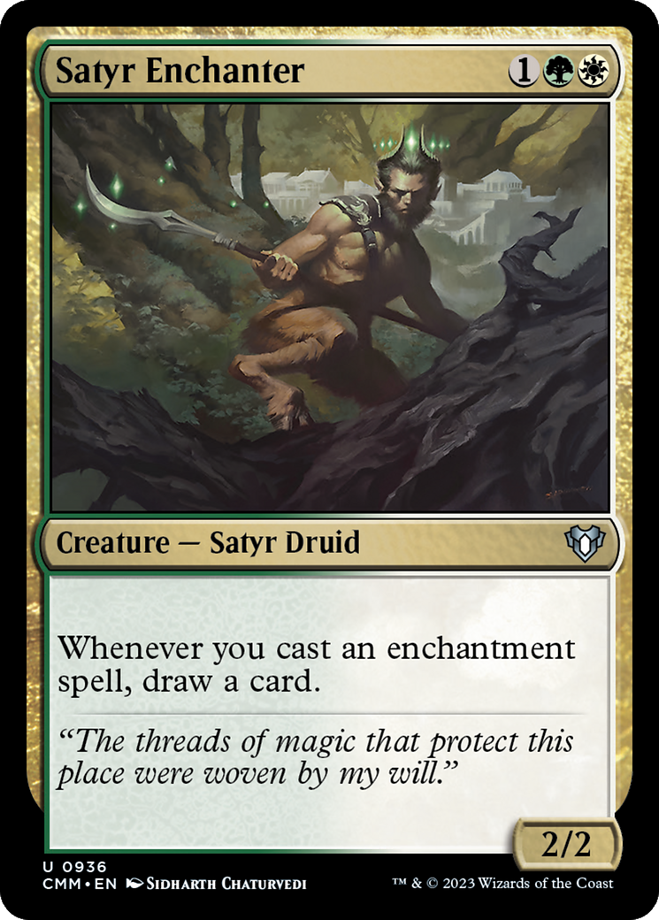 Satyr Enchanter (CMM-936)  - Commander Masters