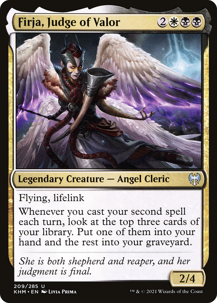 Firja, Judge of Valor (KHM-209)  - Kaldheim