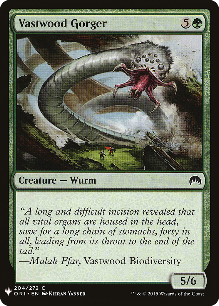 Vastwood Gorger (LIST-ORI-204)  - The List