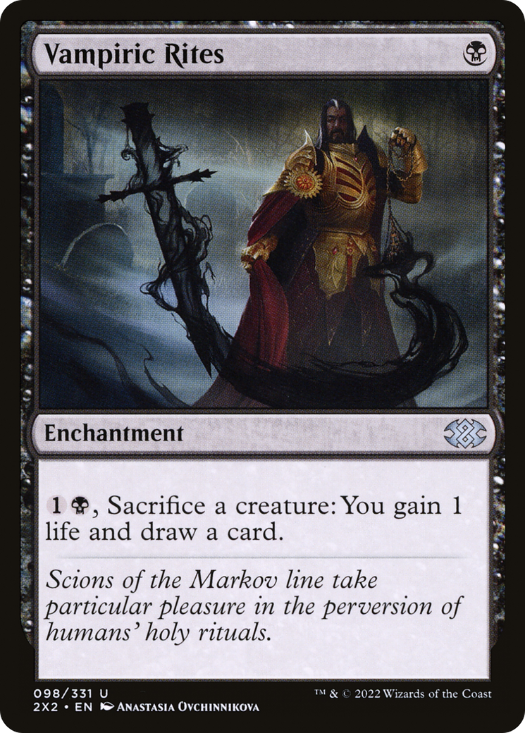 Vampiric Rites (2X2-098)  - Double Masters 2022
