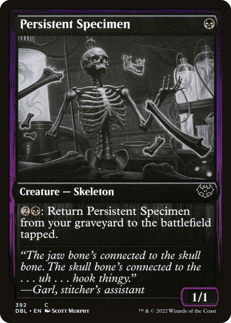Persistent Specimen (DBL-392)  Foil - Innistrad: Double Feature