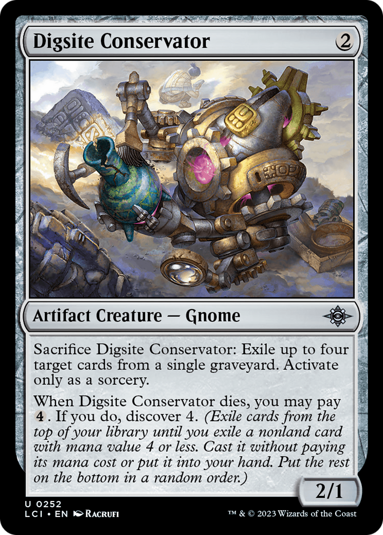 Digsite Conservator (LCI-252)  Foil - The Lost Caverns of Ixalan