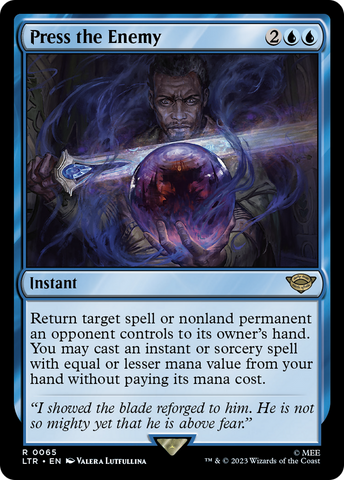 Press the Enemy (LTR-065) - The Lord of the Rings: Tales of Middle-earth Foil