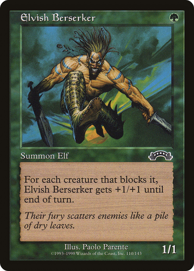 Elvish Berserker (EXO-110)  - Exodus