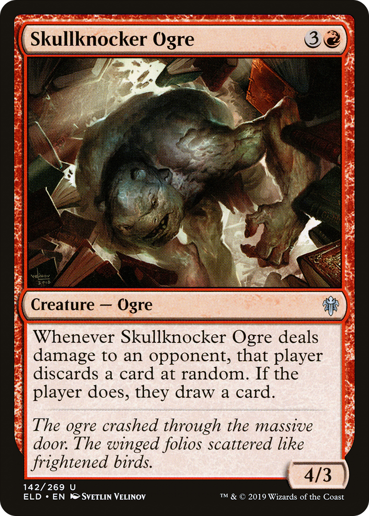 Skullknocker Ogre (ELD-142)  Foil - Throne of Eldraine