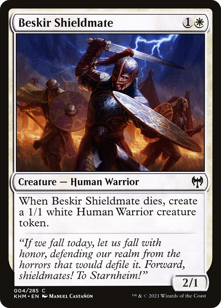 Beskir Shieldmate (KHM-004)  - Kaldheim