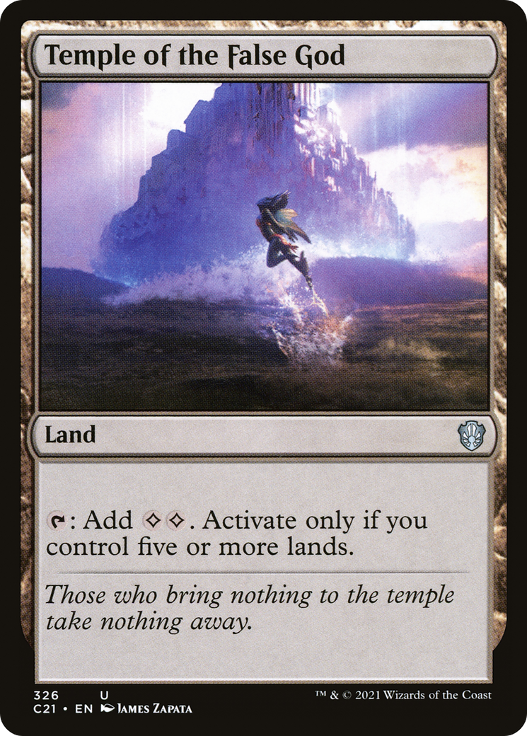 Temple of the False God (C21-326)  - Commander 2021