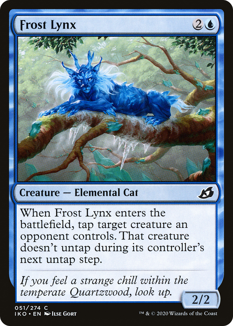 Frost Lynx (IKO-051)  Foil - Ikoria: Lair of Behemoths
