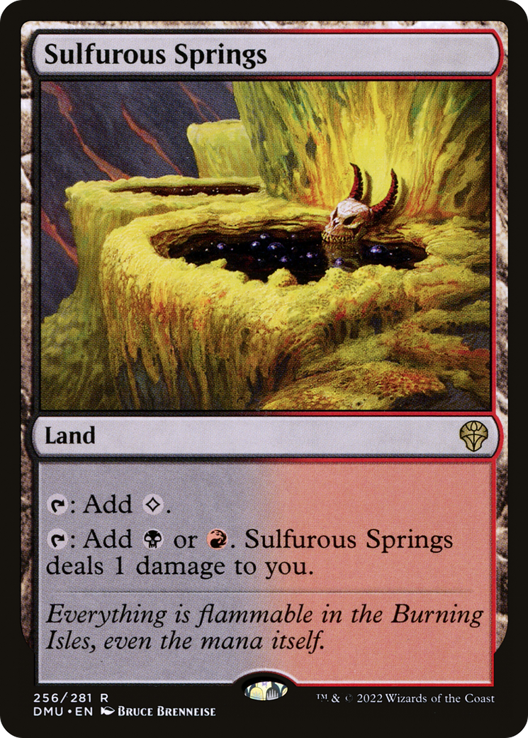 Sulfurous Springs (DMU-256)  Foil - Dominaria United