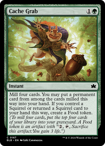 Cache Grab (BLB-167)  Foil - Bloomburrow