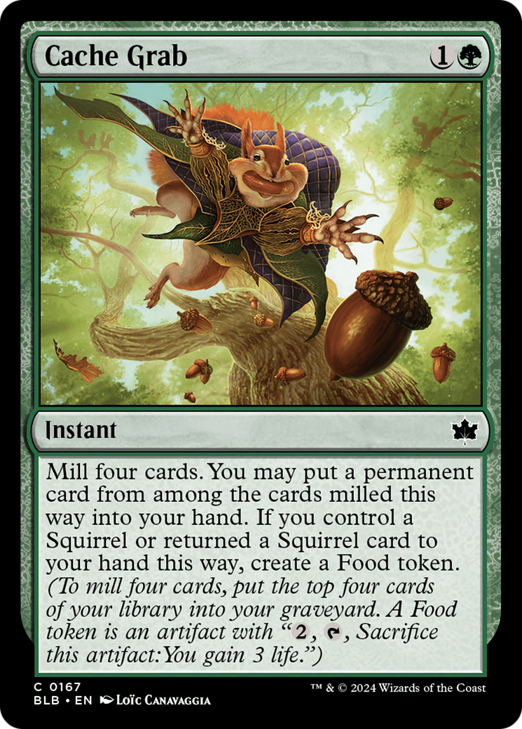 Cache Grab (BLB-167)  - Bloomburrow