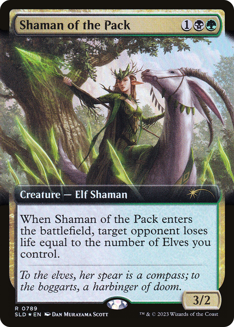 Shaman of the Pack (Extended Art) (SLD-789) - Secret Lair Drop: (Extended Art) Foil