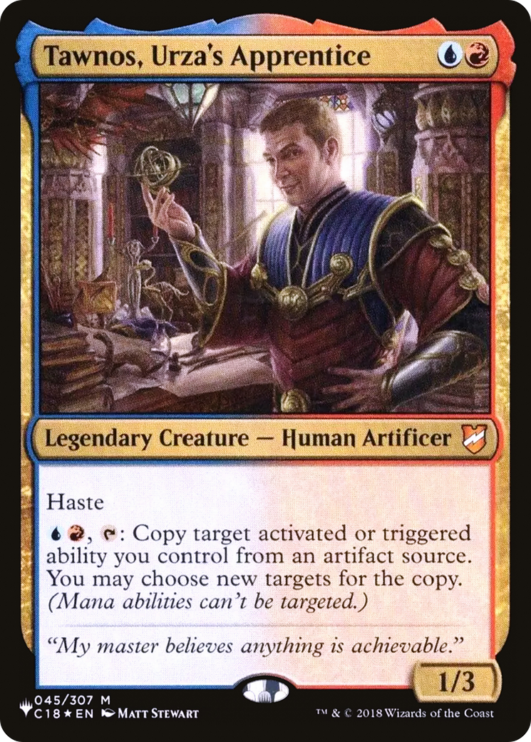 Tawnos, Urza's Apprentice (LIST-045/307)  - The List