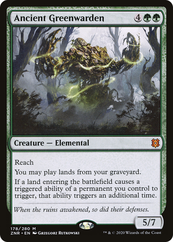 Ancient Greenwarden (ZNR-178)  Foil - Zendikar Rising